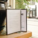 Securit Crystal Double Sided Menu Cover - A4 Triple