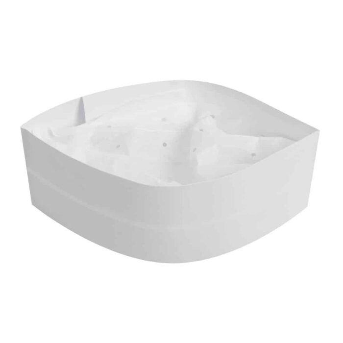 eGreen Disposable Forage Hat White (Pack of 100)