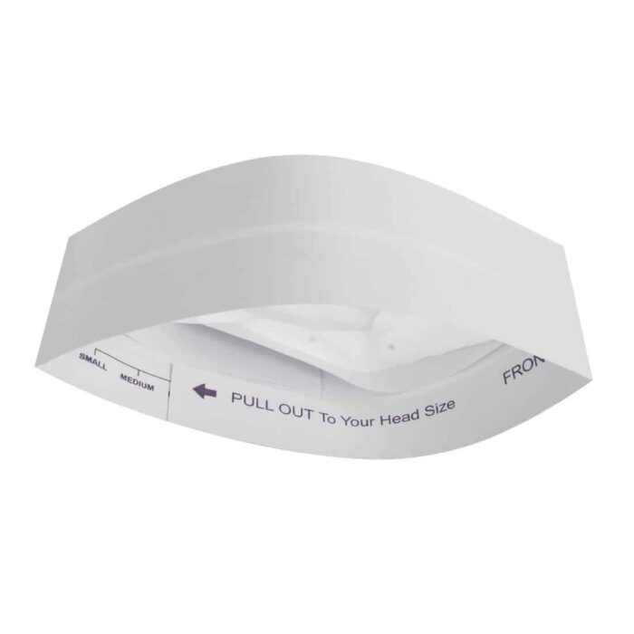 eGreen Disposable Forage Hat White (Pack of 100)