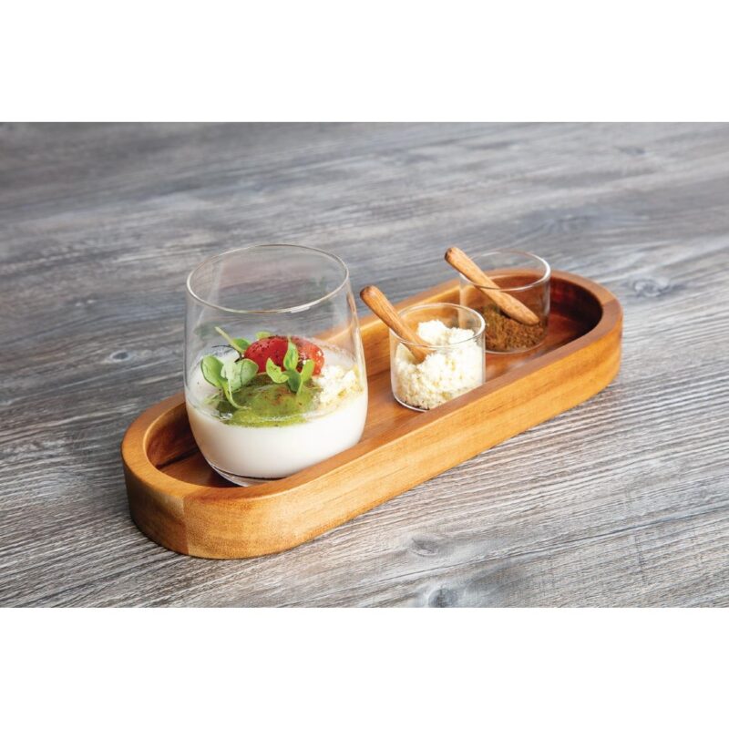 Wooden Condiments Tray - Smart Hospitality Supplies