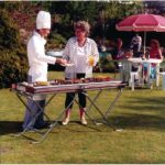 Cinders CLASSIC TG160 Folding Dual Zone Quality Barbecue - 1000 Burgers a Day