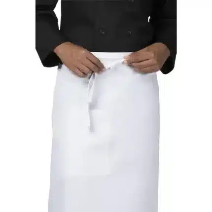 Chef Works Recycled Bistro Apron White