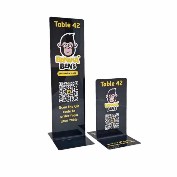 Branded Aluminium Table Number