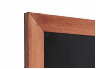 Wall Mountable Chalkboard Menu Board - Light Brown