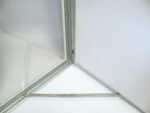 Silver Wall Mounted Outdoor Menu Display Case