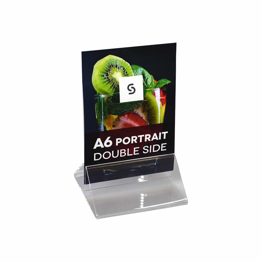 Acrylic Base Menu Holders