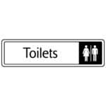 Toilets Sign - Metal Door Signs