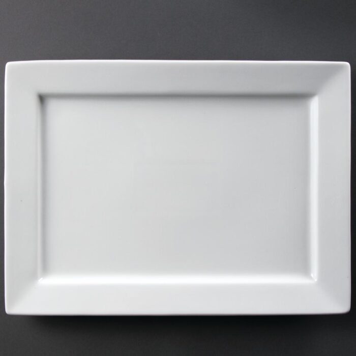 Olympia Wide Rim Rectangular Platter 400x 295mm