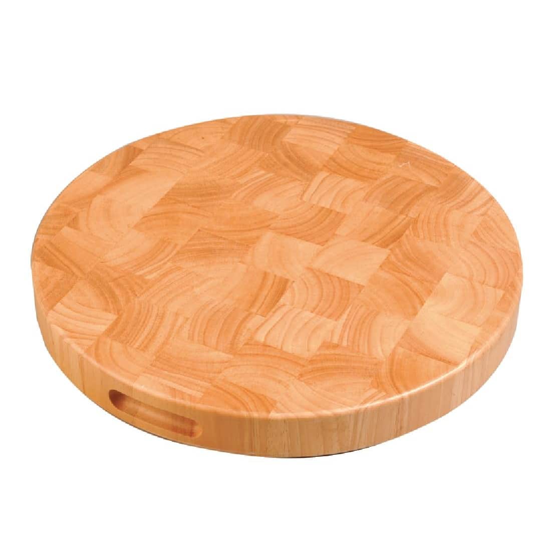 Vogue Round Wooden Chopping Board