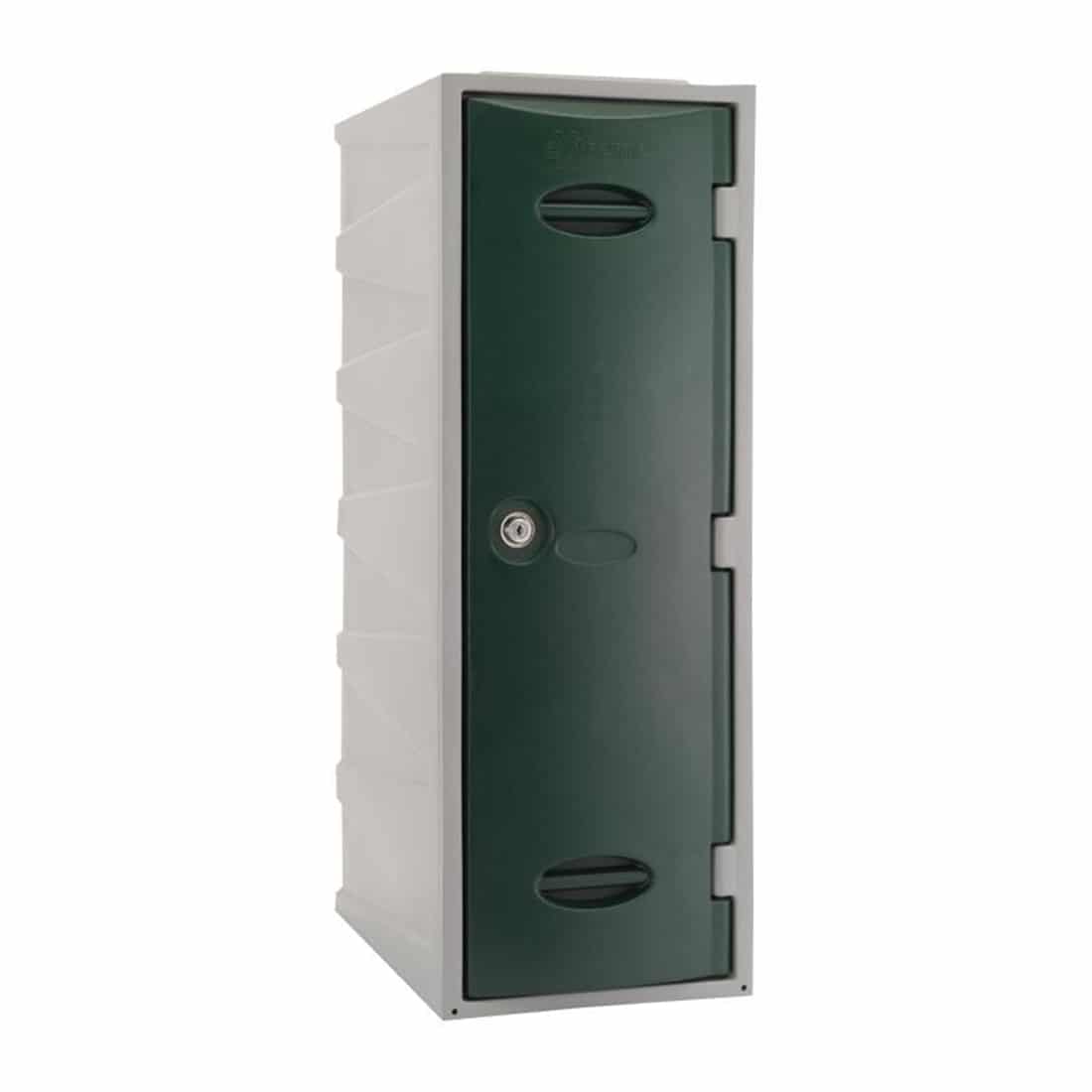 Extreme Plastic Single Door Locker Camlock Green 900mm