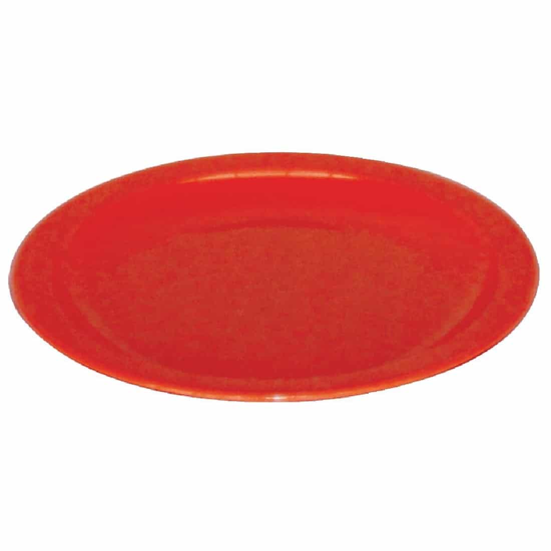 Kristallon Polycarbonate Plates Red 230mm