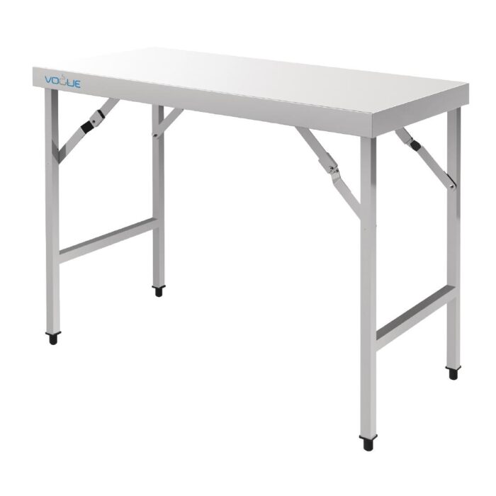 Vogue Stainless Steel Folding Table 1200mm