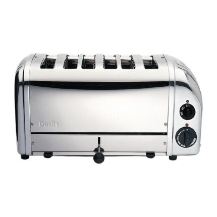 Dualit Bun Toaster 6 Bun Metallic Silver 61028