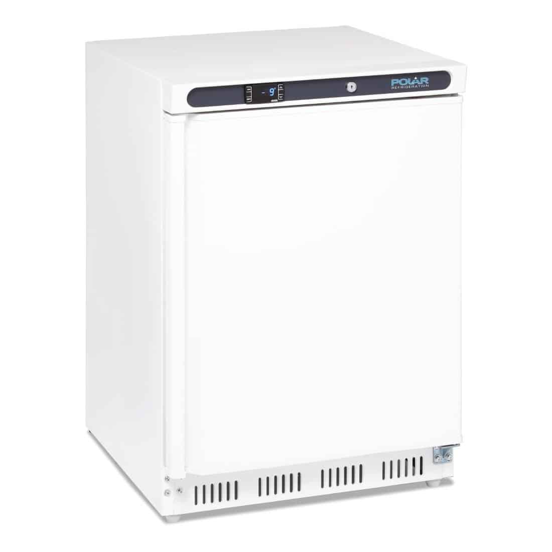 Polar Undercounter Freezer White 140Ltr