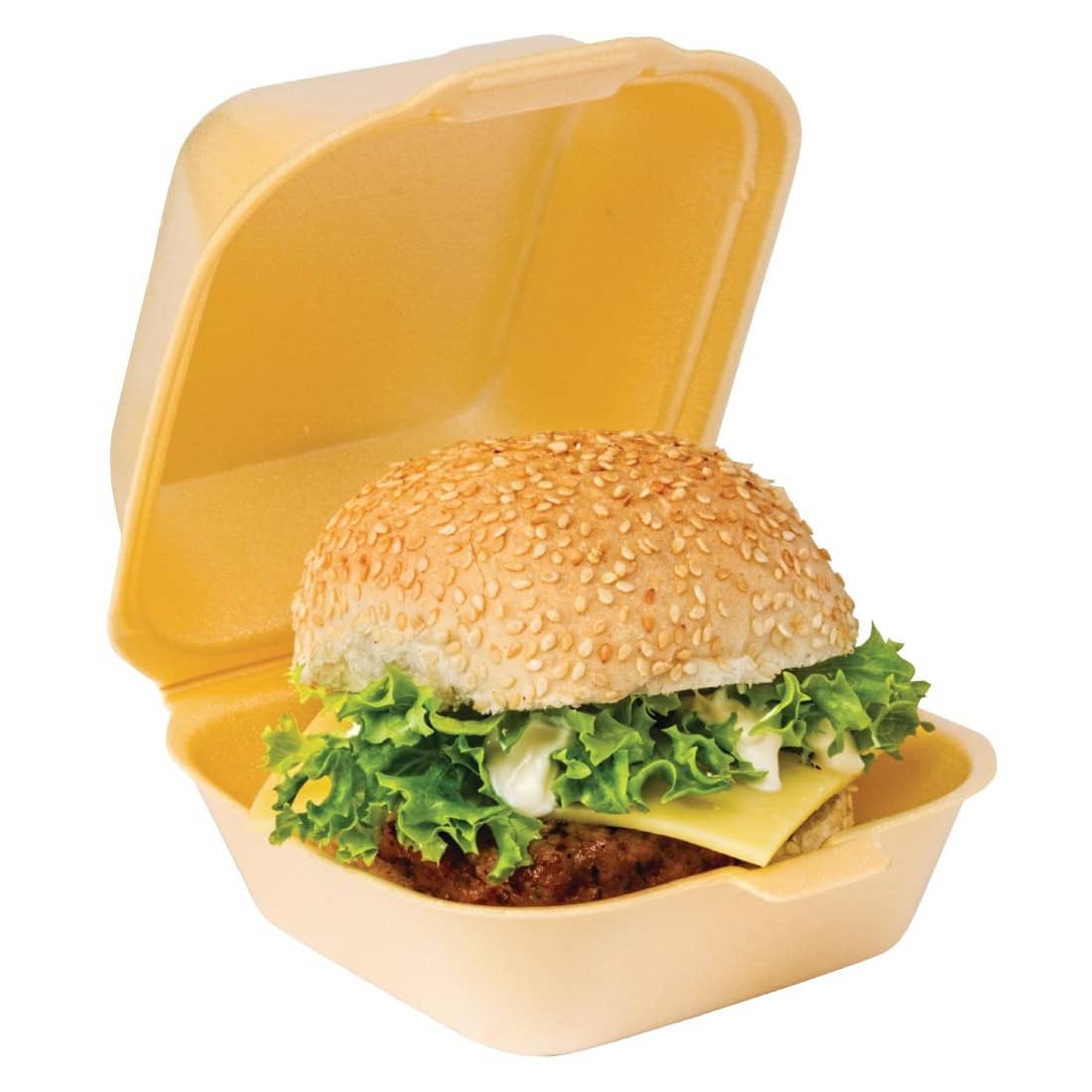 Standard Foam Clamshell Burger Boxes