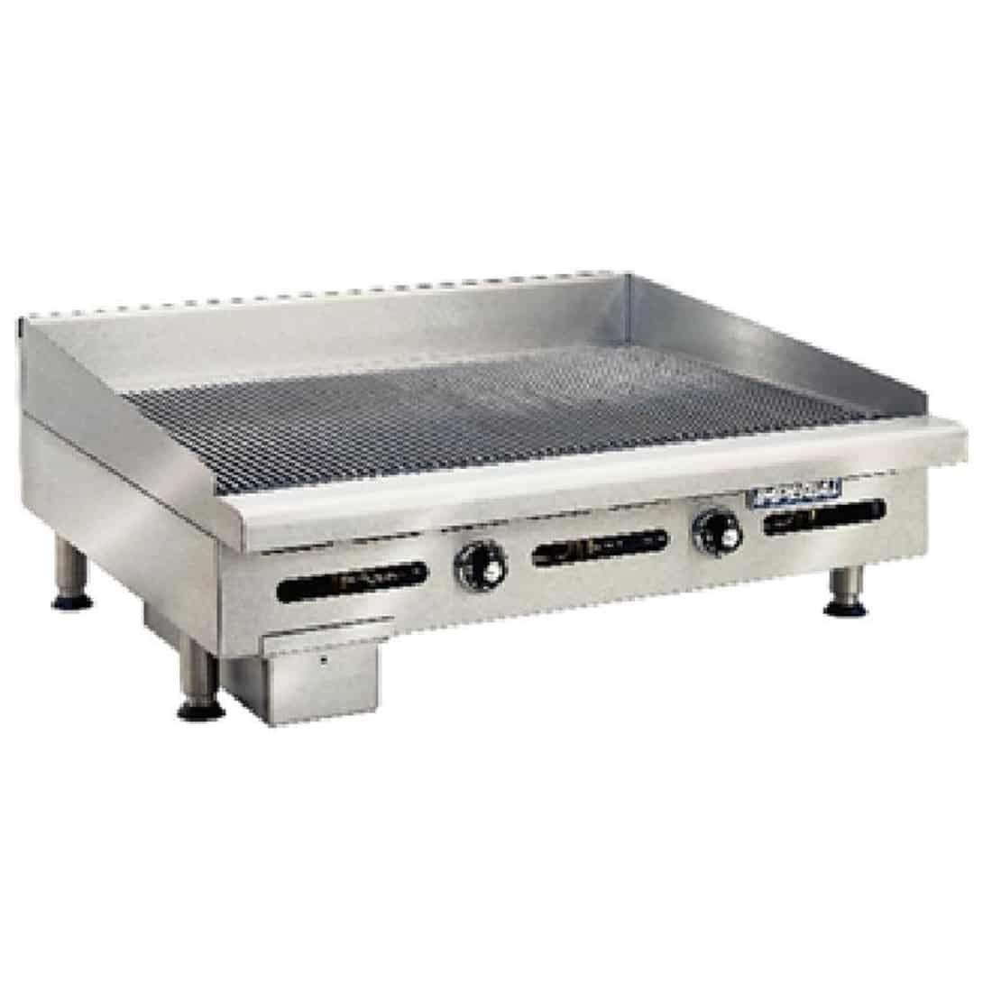 Imperial Thermostatic Ribbed Propane Gas Griddle IGG-36