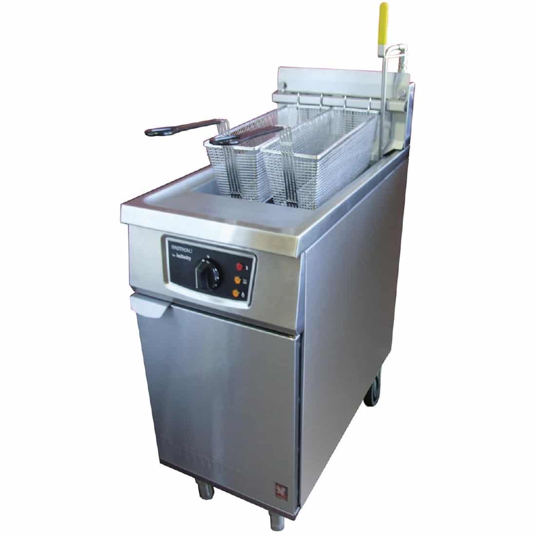 Falcon Twin Basket Natural Gas Fryer G2845F