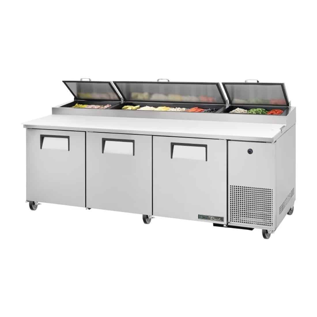 True 3 Door Pizza Prep Table TPP-93