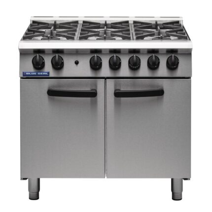 Blue Seal 6 Burner Oven Range Medium Duty LPG G750 6