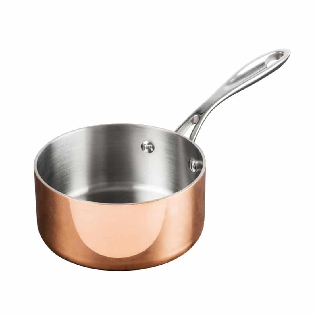 Vogue Tri Wall Copper Saucepan 140mm