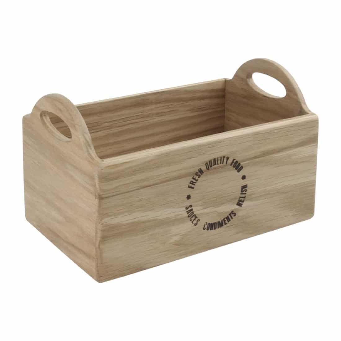 Olympia Oak Printed Table Caddy 230mm