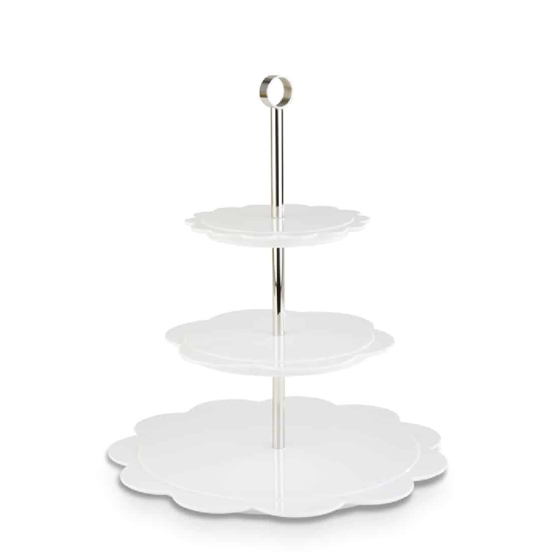 APS Plus Bakery Afternoon Tea Stand White