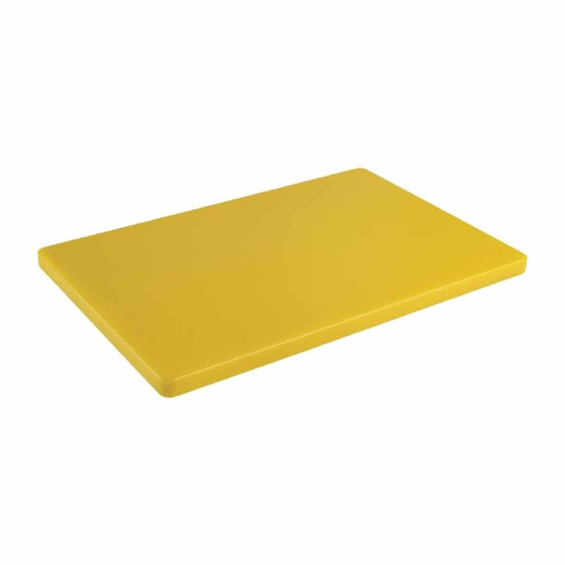 Hygiplas Thick Low Density Yellow Chopping Board