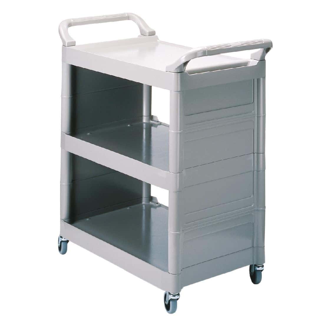 Rubbermaid Light Duty Service Utility Cart Platinum