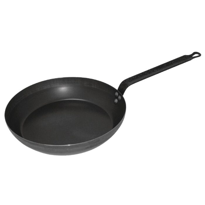 Vogue Black Iron Induction Frying Pan 305mm