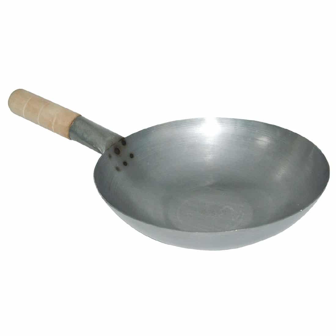 Vogue Mild Steel Wok Flat Base 330mm