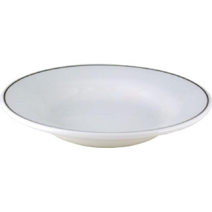 Churchill Black Line Rimmed Soup Bowls 230mm