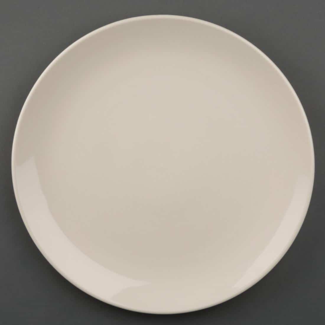 Olympia Ivory Round Coupe Plates 255mm