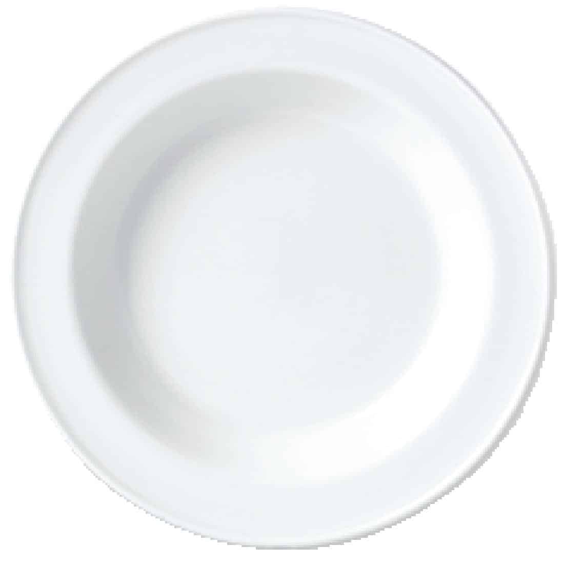 Steelite Simplicity White Soup Plates 215mm