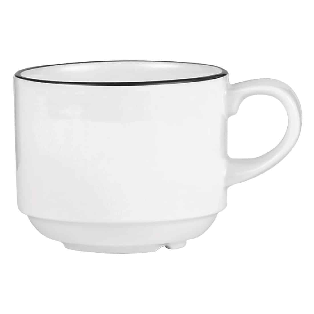 Churchill Alchemy Mono Stacking Tea Cups 206ml