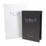 London Buckram Menu Covers