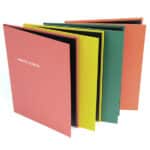 London Buckram Menu Covers